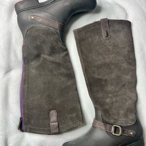 Women's Crocs Equestrian Suede Tall Boots